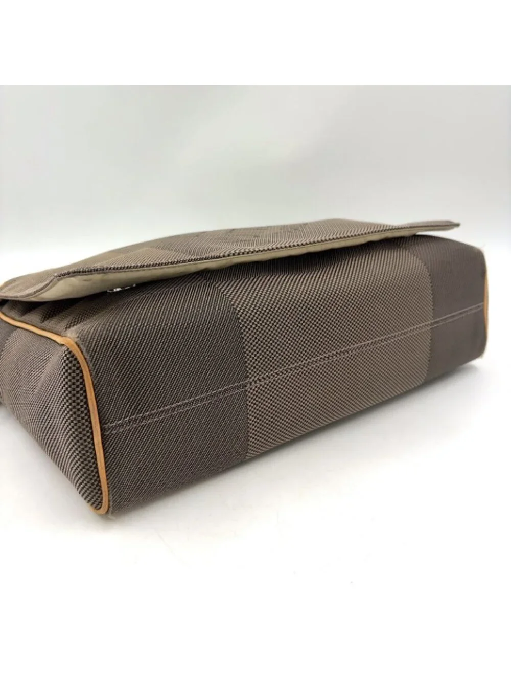 Louis Vuitton Damier Geant Leather Nylon Khaki Brown Lightbrown Shoulder